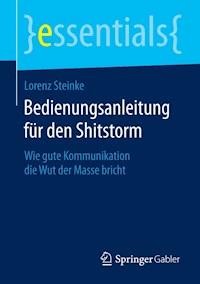 Bedienungsanleitung für den Shitstorm - Lorenz Steinke - ebook