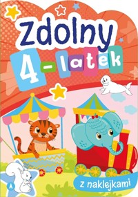 Zdolny 4-latek z naklejkami - Grabias Sabina - książka