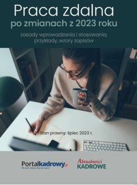 Praca zdalna po zmianach z 2023 r. -  - książka