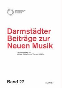 Darmstädter Beiträge zur neuen Musik -  - ebook