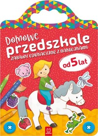 Domowe przedszkole od 5 lat Zabawy edukacyjne z naklejkami -  - książka
