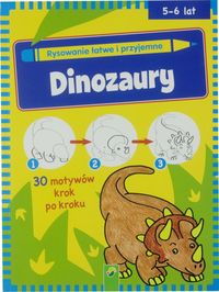 Nauka rysowaninia Dinozaury -  - książka