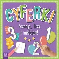 Cyferki. Poznaję, liczę i naklejam! -  - książka