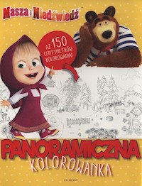 Masza i Niedźwiedź Panoramiczna kolorowanka -  - książka