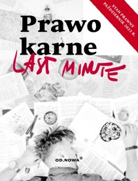 Last minute.Prawo karne - Boguslaw Gąszcz - ebook