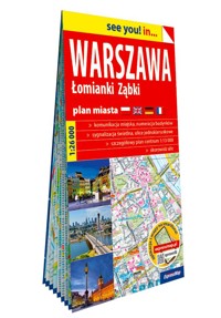 Warszawa, Łomianki, Ząbki. Plan miasta w skali 1:26 000 - zbiorowa praca - książka