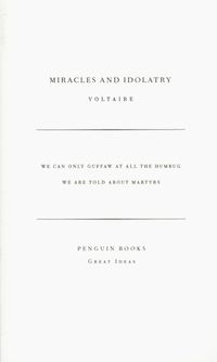 Miracles and Idolatry - Voltaire - książka