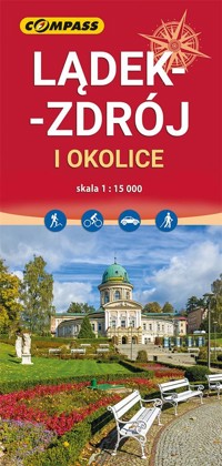 Lądek Zdrój i okolice. Mapa turystyczna w skali 1:15 000 - zbiorowa praca - książka