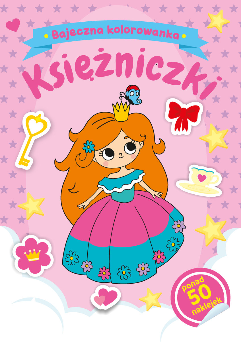 Bajeczna kolorowanka. Księżniczki - Natalia Berlik (ilustr.) - książka