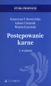 Postępowanie karne - Boratyńska Katarzyna T., Chojniak Łukasz, Jasiński Wojciech - książka