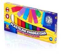 Plastelina Astra kwadratowa 12 kolorów (83813908) -  - książka