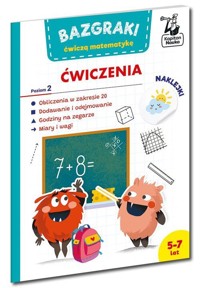 Bazgraki ćwiczą matematykę. Ćwiczenia. Poziom 2 - Leszek Rogala - książka