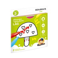 CzuCzu Dłuuugie rysowanki Koloruję Las -  - książka