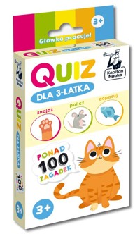 Quiz dla 3-latka Kapitan Nauka - Osuchowska Zuzanna - książka