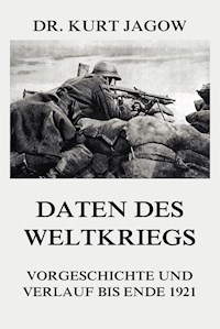 Daten des Weltkriegs - Vorgeschichte und Verlauf bis Ende 1921 - Dr. Kurt Jagow - ebook