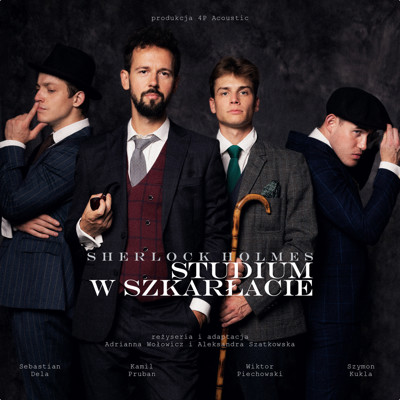 Okładka książki Z pamiętnika dr Johna Watsona. Sherlock Holmes i studium w szkarłacie.