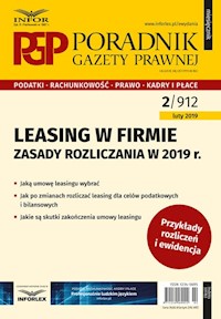 Leasing w firmie Zasady rozliczania w 2019 r -  - książka
