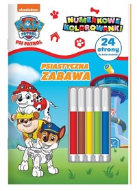 Psi Patrol Numerkowe kolorowanki 7 Psiastyczna zabawa -  - książka