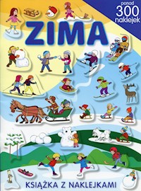 Zima Książka z naklejkami -  - książka