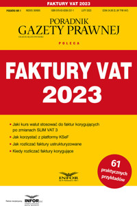 Faktury VAT 2023 -  - książka