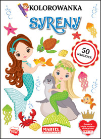 Kolorowanka Syreny z naklejkami - Ratajszczak Katarzyna, Gdula Adam - książka
