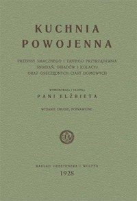 Kuchnia powojenna - Elżbieta Kiewnarska - książka