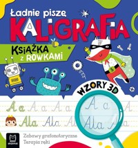 Ładnie piszę Kaligrafia Książka z rowkami  Wzory 3D -  - książka