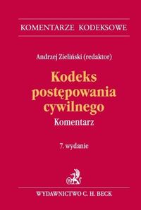 Kodeks postępowania cywilnego Komentarz -  - książka