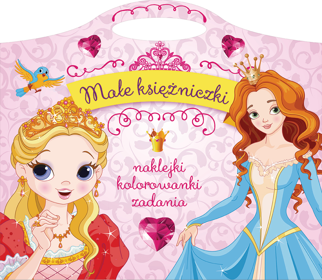 Małe księżniczki. Naklejki, kolorowanki, zadania - zbiorowa praca - książka