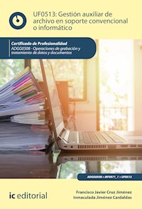 Gestión auxiliar de archivo en soporte convencional o informático. ADGG0508 - Francisco Javier Cruz Jiménez - ebook