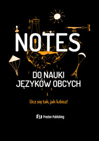Notes do nauki języków obcych (czarna okładka) -  - książka