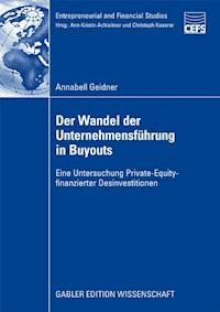 Der Wandel der Unternehmensführung in Buyouts - Annabell Geidner - ebook