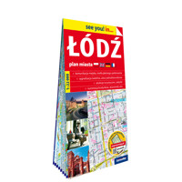 Łódź plan miasta 1:22 000 - zbiorowa praca - książka