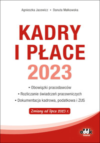 Kadry i płace 2023 - Jacewicz Agnieszka, Danuta Małkowska - książka