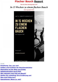 In 15 Wochen zu einem Flachen Bauch - Rudolf Praschinger - ebook