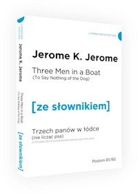Trzech panów w łódce (Nie licząc psa) wersja angielska z podręcznym słownikiem - Jerome K. Jerome - książka