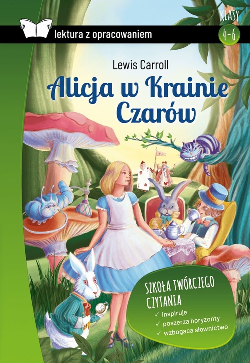 Alicja w Krainie Czarów (Lektura z opracowaniem) - Lewis Carroll - książka