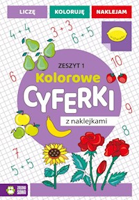 Kolorowe cyferki z naklejkami Zeszyt 1 -  - książka