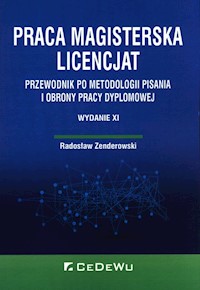 Praca Magisterska licencjat - Radosław Zenderowski - książka