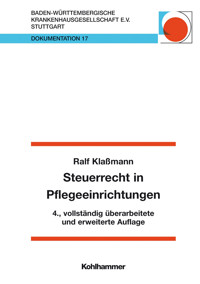 Steuerrecht in Pflegeeinrichtungen - Peter Klaßmann - ebook