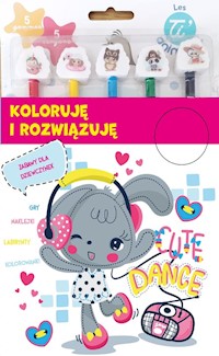 Koloruję i rozwiązuję Zabawy dla dziewczynek - Matusiak Monika - książka