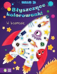 Błyszczące kolorowanki. W kosmosie - Natalia Berlik - książka