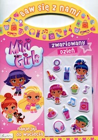 Baw się z nami Mini Girls Zwariowany dzień -  - książka