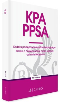 KPA PPSA Kodeks postępowania administracyjnego Prawo o postępowaniu przed sądami administracyjnymi -  - książka