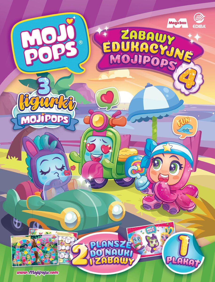 MojiPops. Zabawy edukacyjne 4 - zbiorowa praca - książka