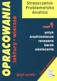 Opracowania 1 Antyk Średniowiecze Renesans Barok Oświecenie - Stopka Dorota - książka