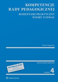 Kompetencje rady pedagogicznej - Piotr Gąsiorek - książka
