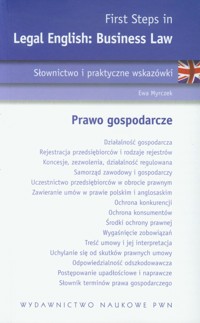 First Steps in Legal English Business Law - Myrczek Ewa - książka