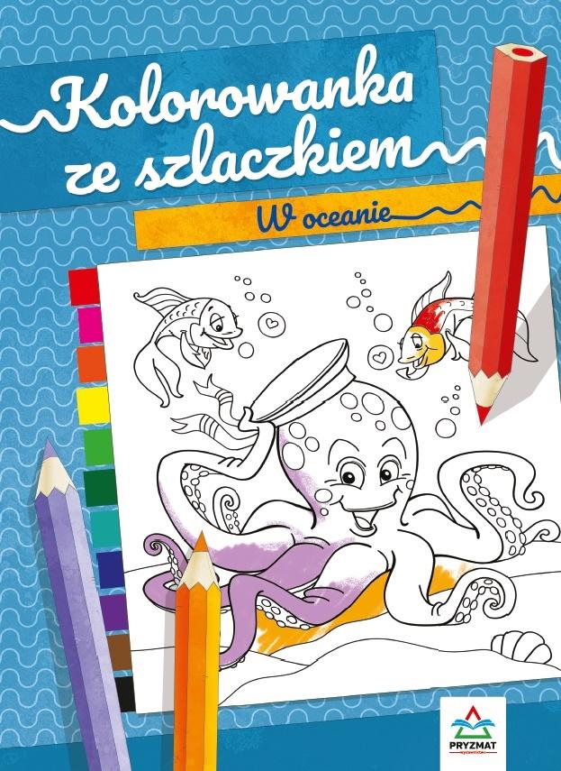 Kolorowanka ze szlaczkiem. W oceanie - Natalia Logvanova - książka