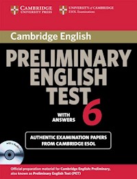 Cambridge Preliminary English Test 6 Self Study Pack -  - książka